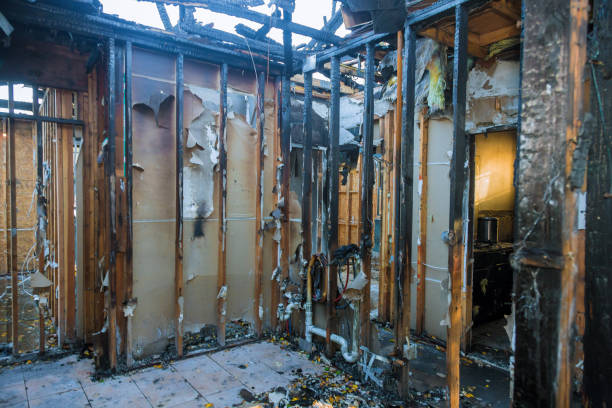 Professional Smoke Damage Restoration technician working in Clinton, KY